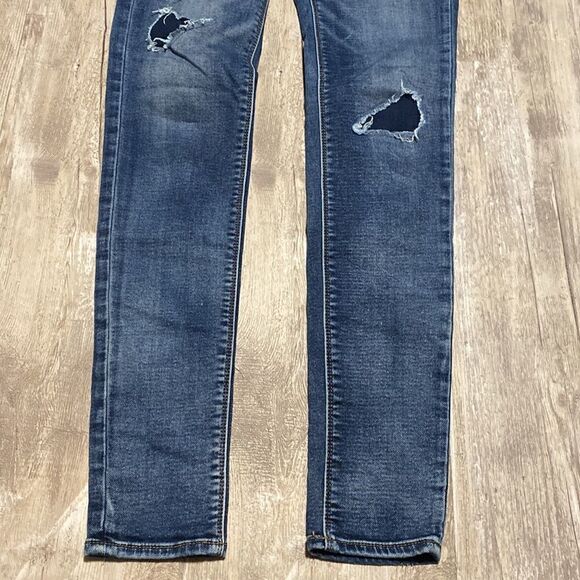 *American Eagle Outfitters Jeans Super Stretch High Rise Jegging Women’s Size 0 - Picture 2 of 6